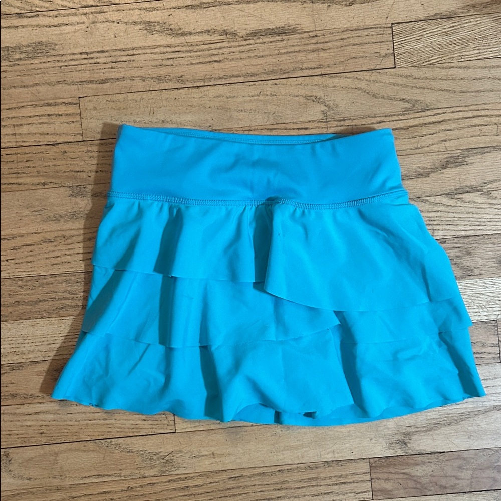 JoyLab Girls Small Blue Ruffle Skort